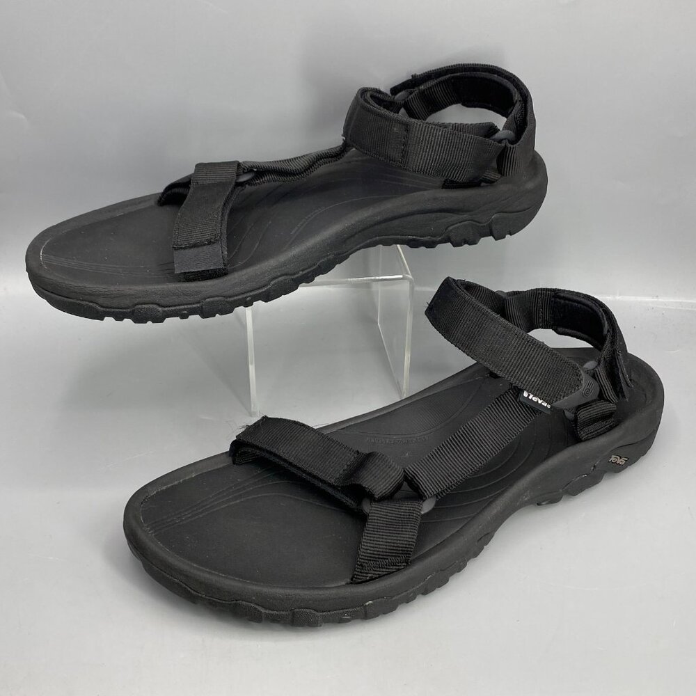 Teva Hurricane XLT2 Strappy Sandals Mens 14 Black Hook & Loop Sports S/N 4156